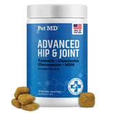 Pet MD Glucosamina para perros: articulaciones en movimiento gracias a su fórmula.
