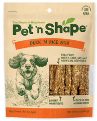 Pet 'n Shape bolas pato arroz, premio delicioso para perros de todas las edades.