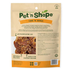 Chik 'n Rings con ingredientes naturales y libre de granos para perros.