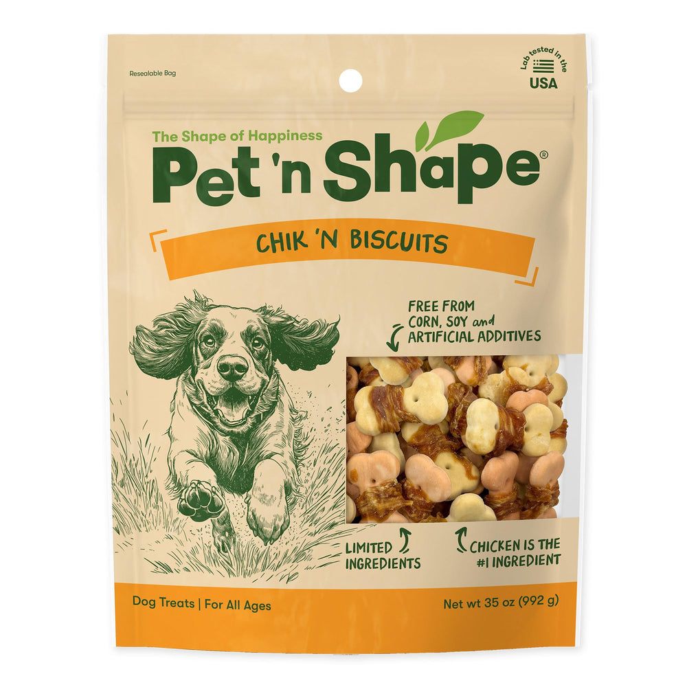 Pet 'n Shape Chik n Wrapped Biscuits: galletas envueltas con cierre hermético para frescura