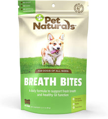 Pet Naturals Bocados Aliento Fresco para perros, mejora el aliento desde el interior