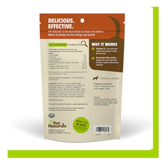 Pet Naturals ingredientes clave salmon, vitamina E y linaza para piel saludable y digestión