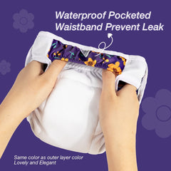 Pet Soft nuevo diseño de cintura ofrece doble protección frente a fugas cuando está acostada.