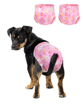 Pet Soft panales para perros hembra, ajuste de cola para mayor comodidad.