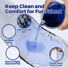 Pet Soft panales para Perro Macho XXL Camuflaje: alta absorción para noches limpias