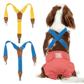 Pet Soft tirantes para panales con ajuste de tres tallas para mayor comodidad.