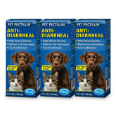 PetAg Pet Pectillin, botella para diarrea en perros y gatos, ayuda a calmar el intestino.