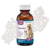 Frasco de AmazaPet de PetAlive para uso diario de apoyo respiratorio.