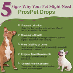 ProsPet Drops muestra etiqueta clara para uso diario en mascotas