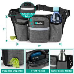 PetAmi Premium Dispensador de bolsas de heces integrado en el frontal
