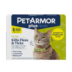 PetArmor Plus para gatos, aplicación tópica para controlar pulgas y garrapatas.