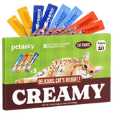 PETASTY puré lickable de Pollo en tubo, premiar e hidratar a tu gato
