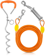 Petbobi cable para perros 40 ft, libertad al aire libre con seguridad.