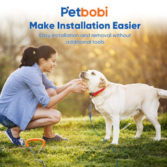 Petbobi aro conexión sin enredos mantiene seguro el cable.