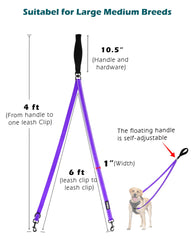 PetBonus convertible a correa 4 ft, uso versátil en entrenamiento