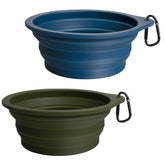 PetBonus cuenco plegable para perros en Army Green, ideal para viajes
