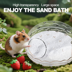 PetCzardom hamster-tapas-desmontables: acceso fácil y evita derrames de arena.