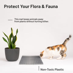 Petfolio disuasor para gatos uso exterior: funciona también en jardineras y puertas