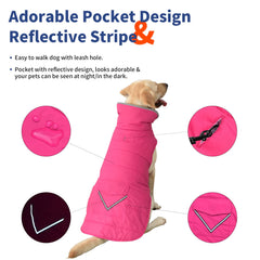 Petglad forro polar para perro, acolchado suave y cálido durante el frío.
