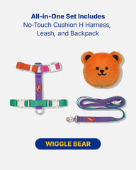 Correa incluida para salidas ordenadas con PETHROOM Wiggle Wiggle.