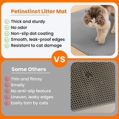 Petinstinct XL, doble capa, panal, captura litter y facilita la limpieza.