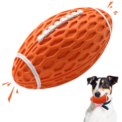 Petinstinct bola de perro con chirrido naranja para juego interactivo