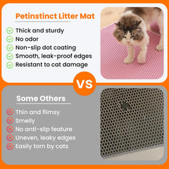 Petinstinct superficie EVA 0,35 pulgadas resistente y suave para la pata del gato.