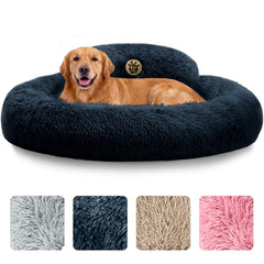 PET JETT cama-perro-redonda-calma ofrece descanso cómodo y estable para tu mascota.