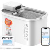 Fuente PETKIT para gatos inalámbrica, visión general, facilita la hidratación sin cables.