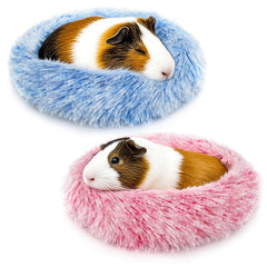 PETKNOWS cama para conejillo de indias, dos piezas, refugio cómodo para dormir.