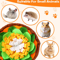 PETKNOWS tapete busqueda conejo, base antideslizante que mejora la seguridad.