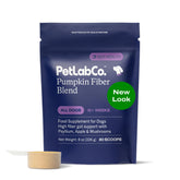 PetLab Co. fibra de calabaza para perros en frasco, apoyo digestivo suave.