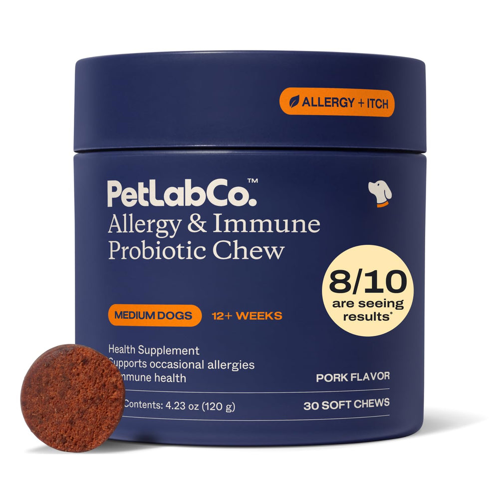 PetLab Co. probiótico para perros en botella, apoya la inmunidad y la digestión.
