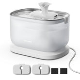 PETLIBRO fuente para gatos de acero inoxidable con 2.5 L de capacidad.