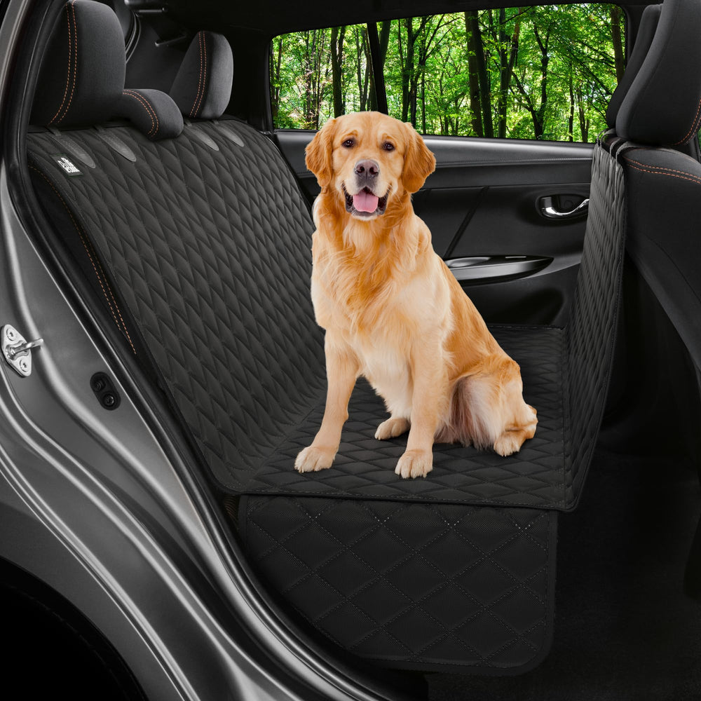 Petloox XL cubre asiento trasero para perros, impermeable y protege de manchas durante el viaje.
