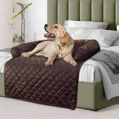 PETMAKER cubre-sillon para perros con base resistente al agua y acabado acolchado en diamante, protección duradera.