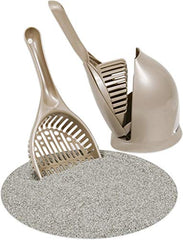 Petmate Scoop N' Hide con apertura abatible para acceso rápido al cazo