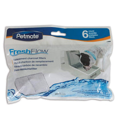 Filtro Petmate, paquete de 6, para agua más fresca en casa.