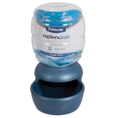 Petmate Replendish botella desmontable facilita limpieza y rellenado.