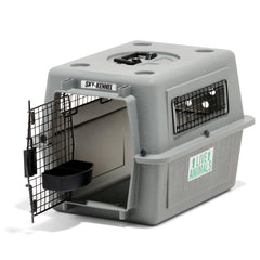 Petmate Sky Kennel, puerta con pestillo seguro para transporte tranquilo de tu mascota.