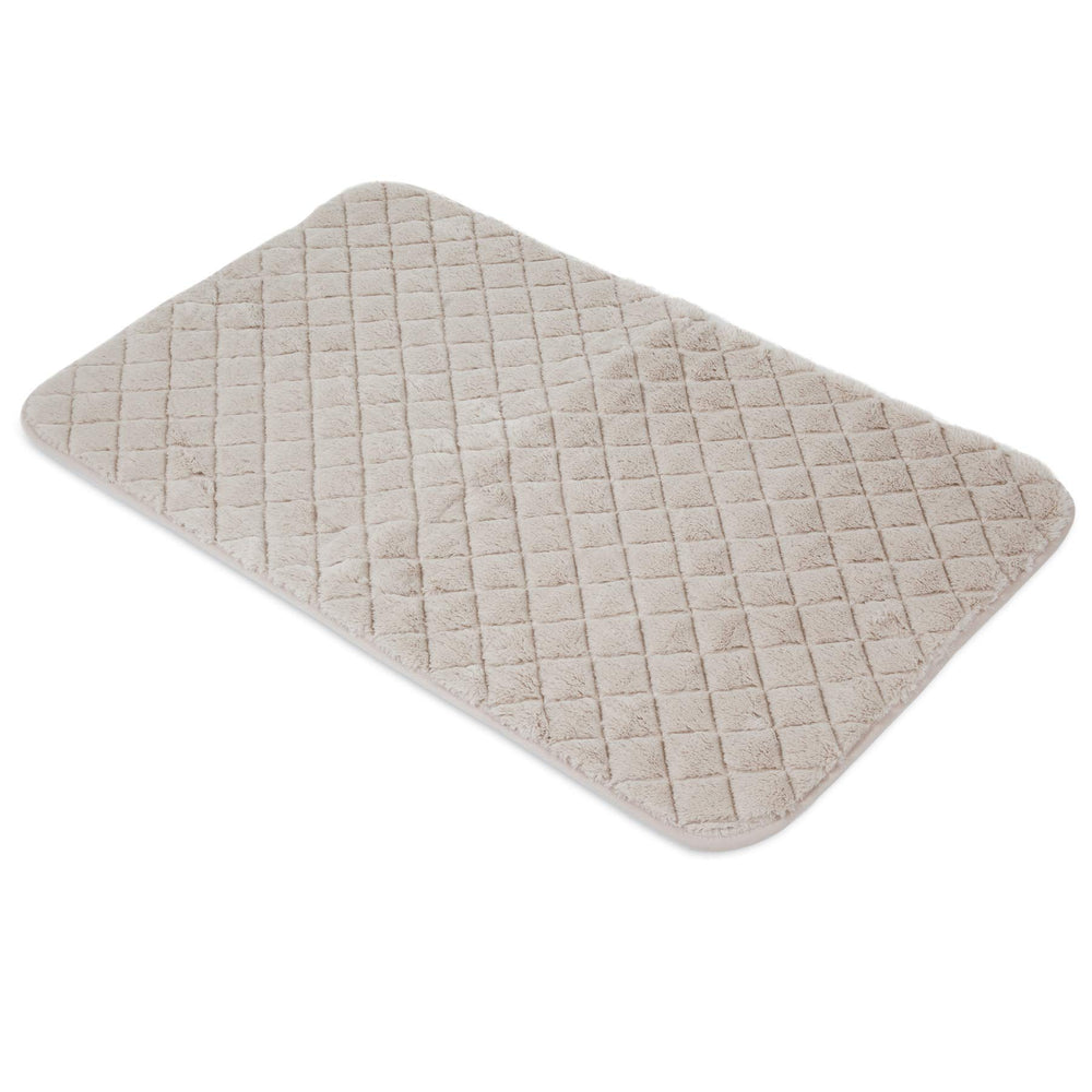 Petmate SNOOZZY Cream 41x26: alfombra acolchada para jaula, cómoda y cálida.