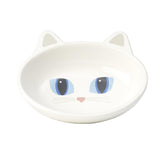 Petrageous Frisky Kitty tazón oval para gatos evita irritación de los bigotes
