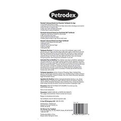 Pâte dentaire Petrodex saveur poulet, action enzymatique sans rinçage.