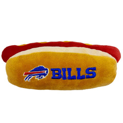 Pets First hot-dog peluche Buffalo Bills, ideal para juego suave y ver el partido