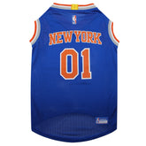 Pets First Knicks frente del jersey para perro con colores llamativos y estilo de juego