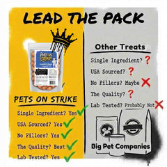 PETS ON STRIKE procedente de EE.UU. para calidad y trazabilidad.