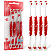 Pets & Pupps cepillo dientes de doble cabezas facilita cepillado para mascotas grandes