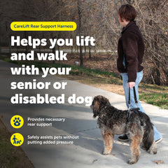 Petsafe CareLift sujeción trasera: ajuste seguro para comodidad durante paseos.