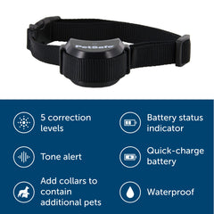 PetSafe collar-ajustes-5-niveles ofrece corrección adaptable para la conducta de tu perro.