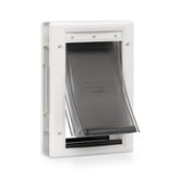 PetSafe Puerta para mascotas, vista frontal del marco plástico pintable.